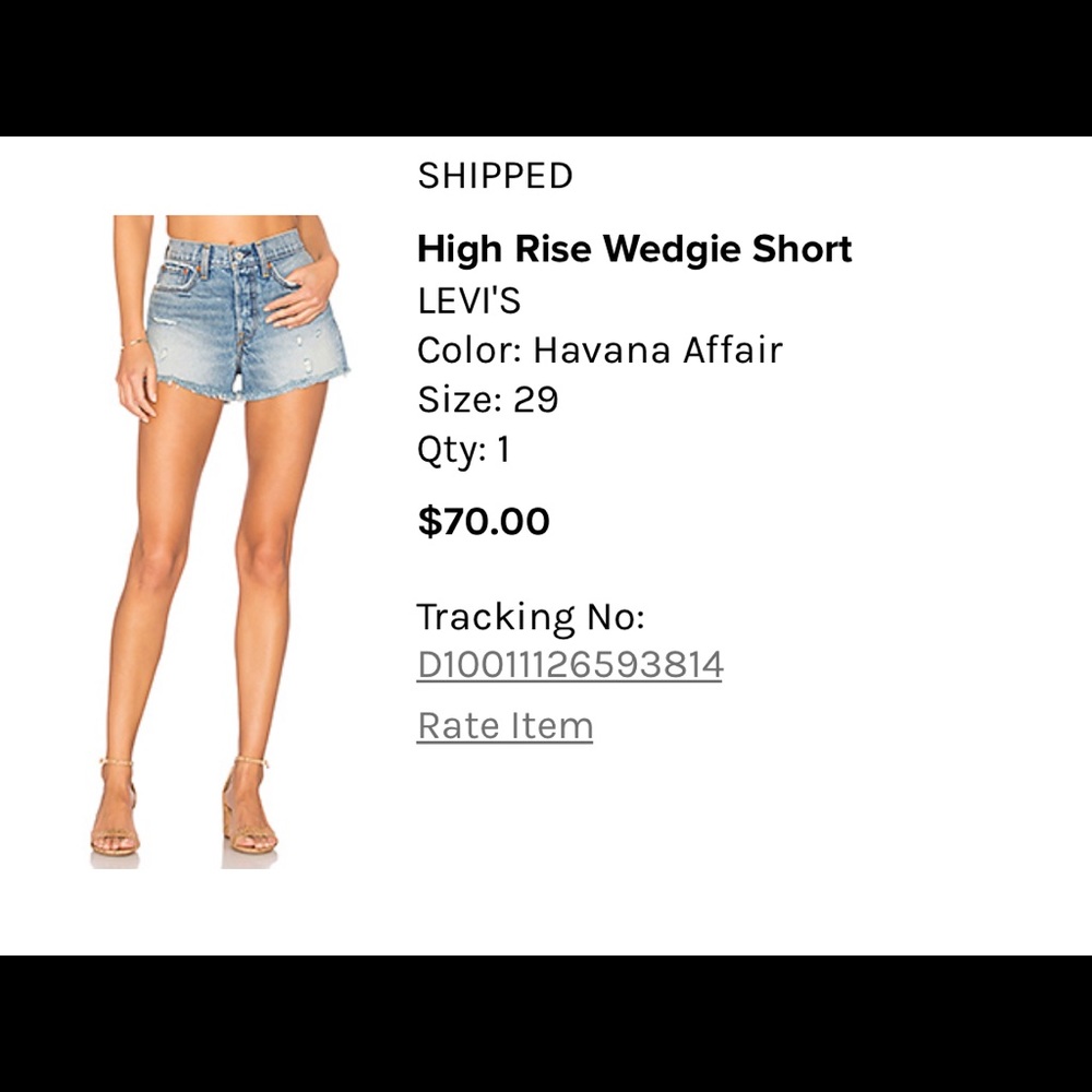 Levi’s Hugh Rise Wedgie Short